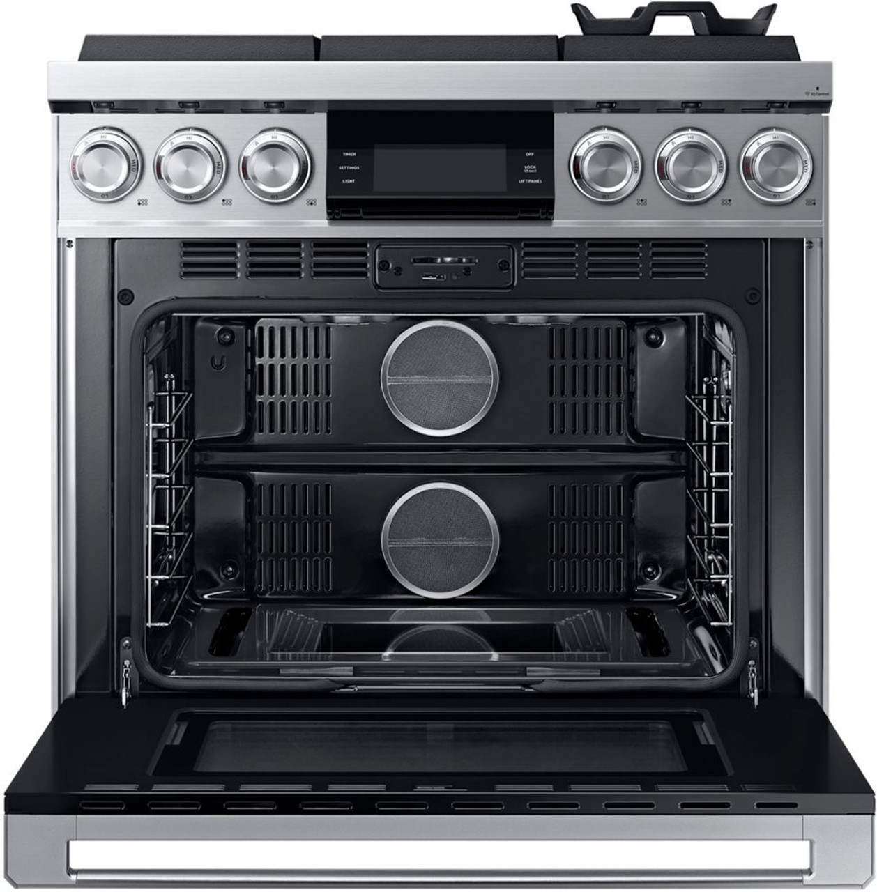 Dacor DOP36M96GLS 36" Pro Gas Range, Silver Stainless Steel, Natural Gas