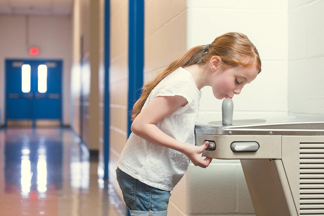 Oasis PG8AC VersaCooler II Refrigerated Drinking Fountain, Sandstone