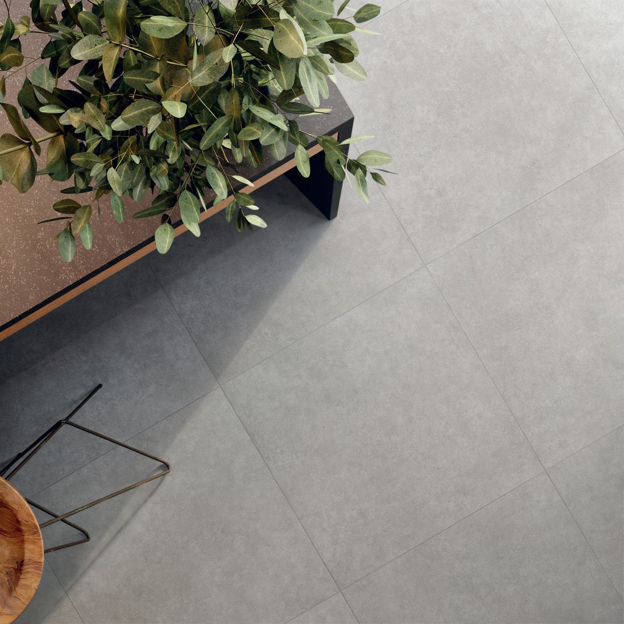 Plaster 2.0 Silver Grey 32x32 Rec | Porcelain tile | Builder Grade