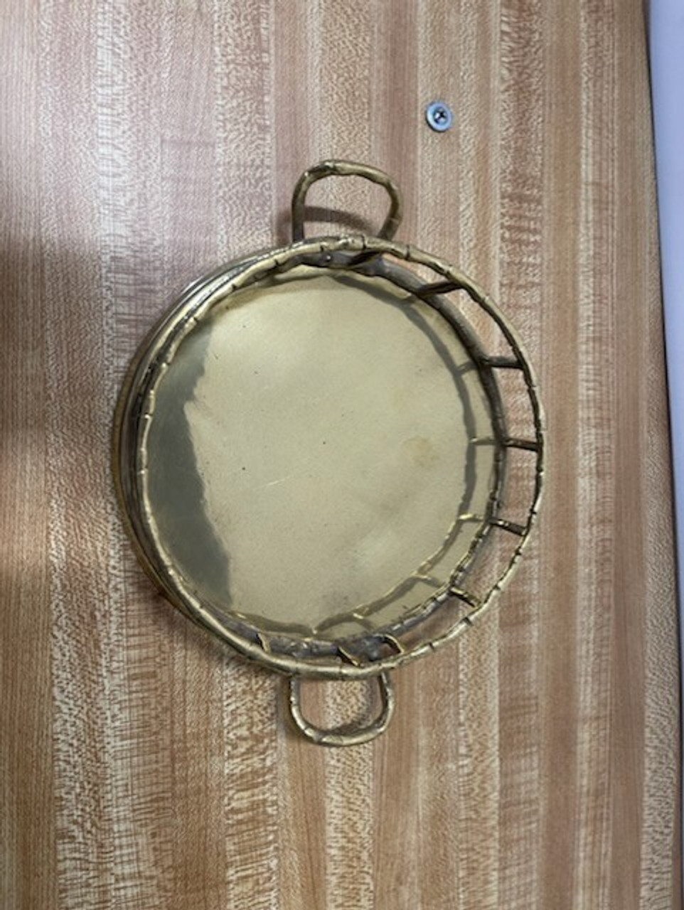 Vintage Brass Bamboo Tray, By the Case