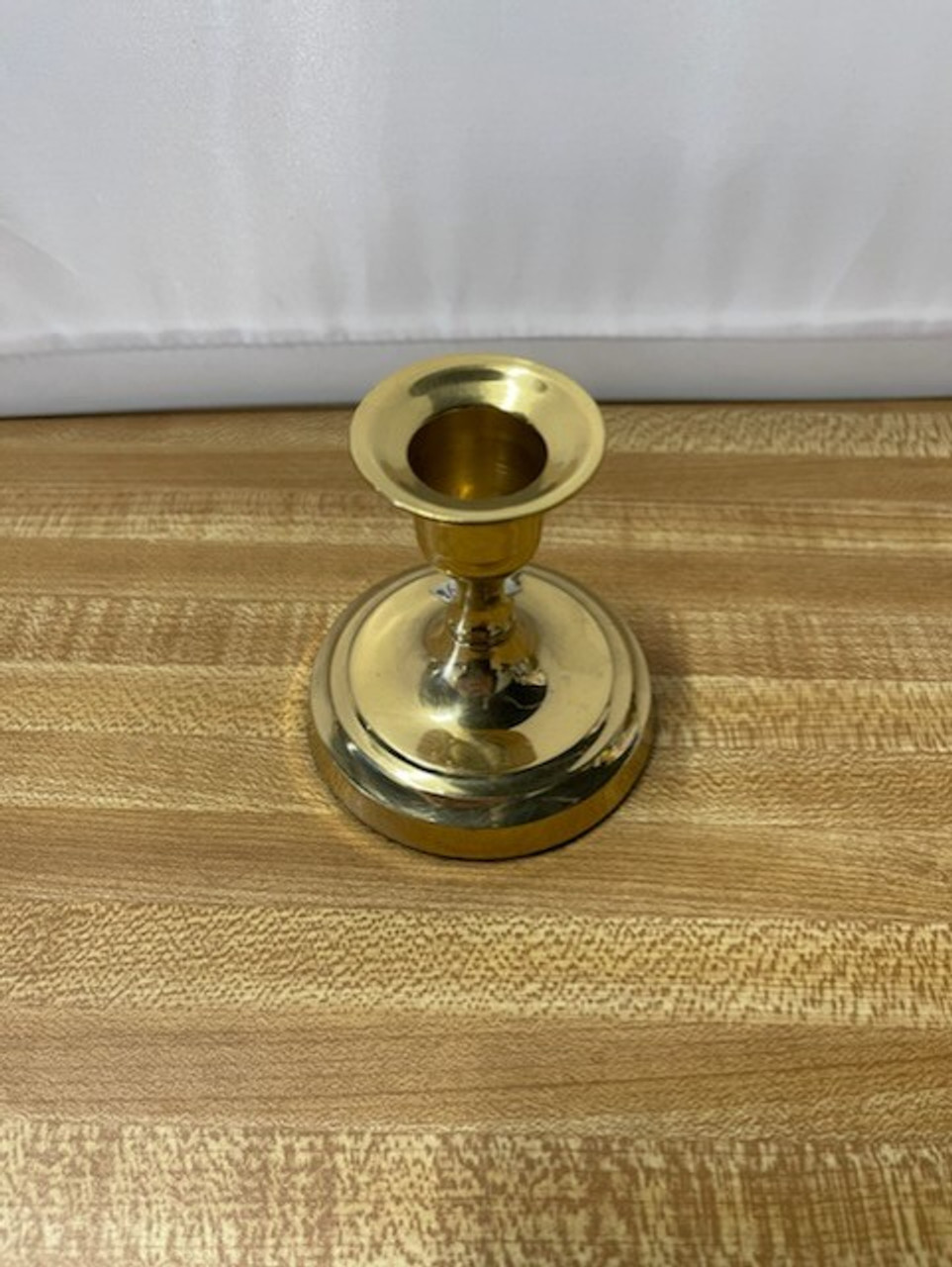 Vintage Brass Small Taper Candle Holder
