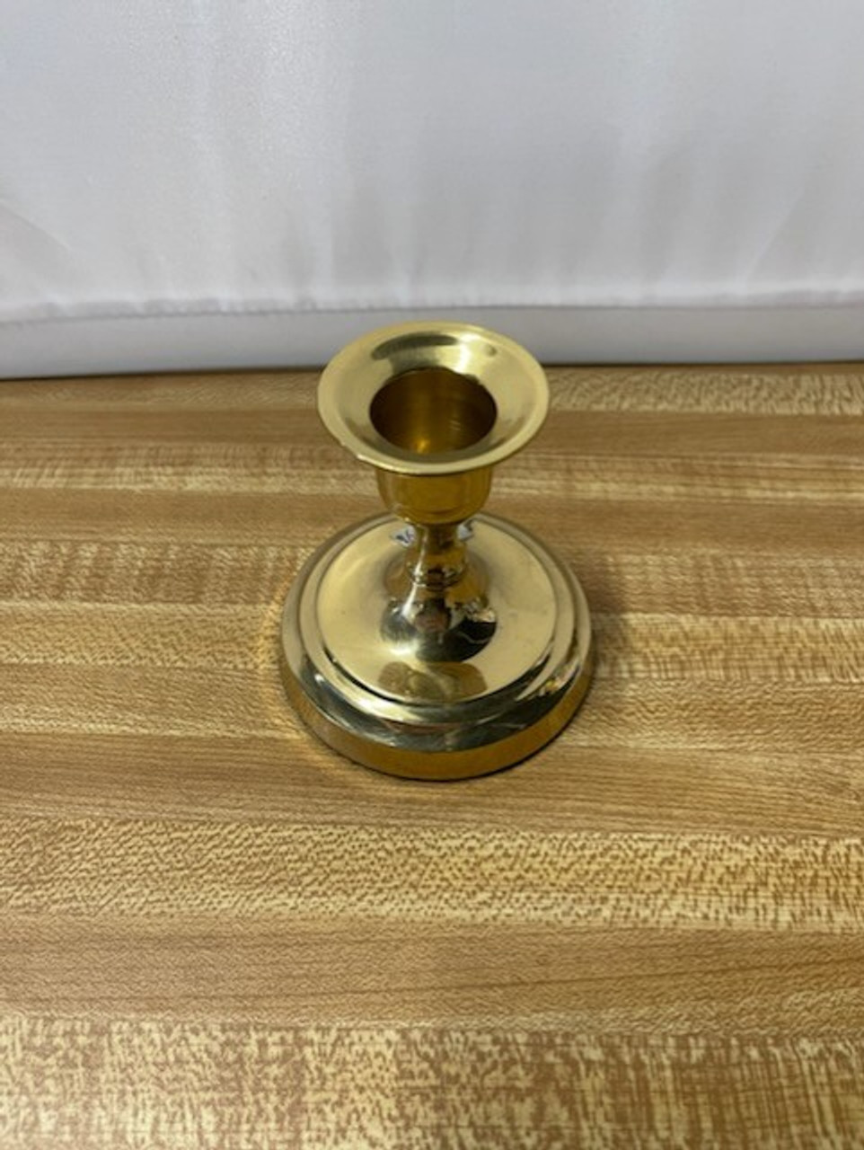 Vintage Brass Small Taper Candle Holder 