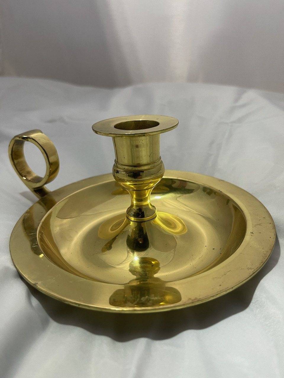 Vintage Brass Candle Holder with Handle  |By the Case| 