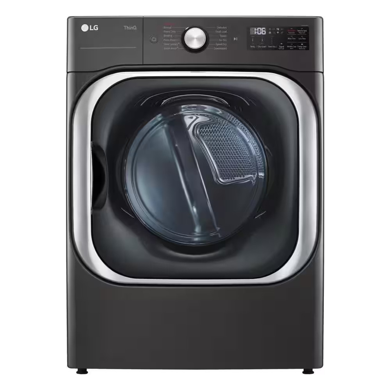 LG DLGX8901B 9.0 Cu. Ft. Stackable Smart Gas Dryer  - Black Steel