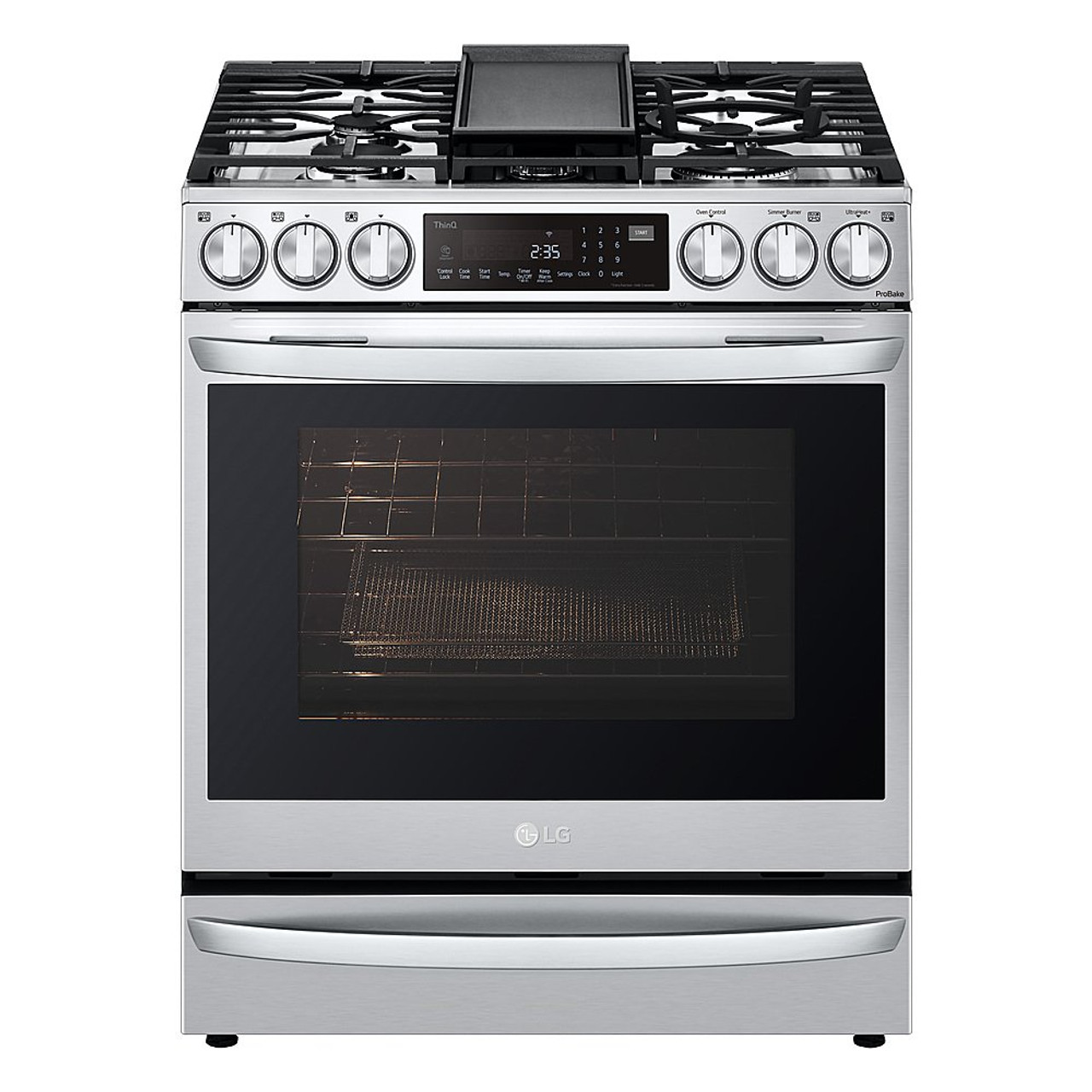 LG LSGL6337F 6.3 cu. ft. Smart Slide-In Gas Range