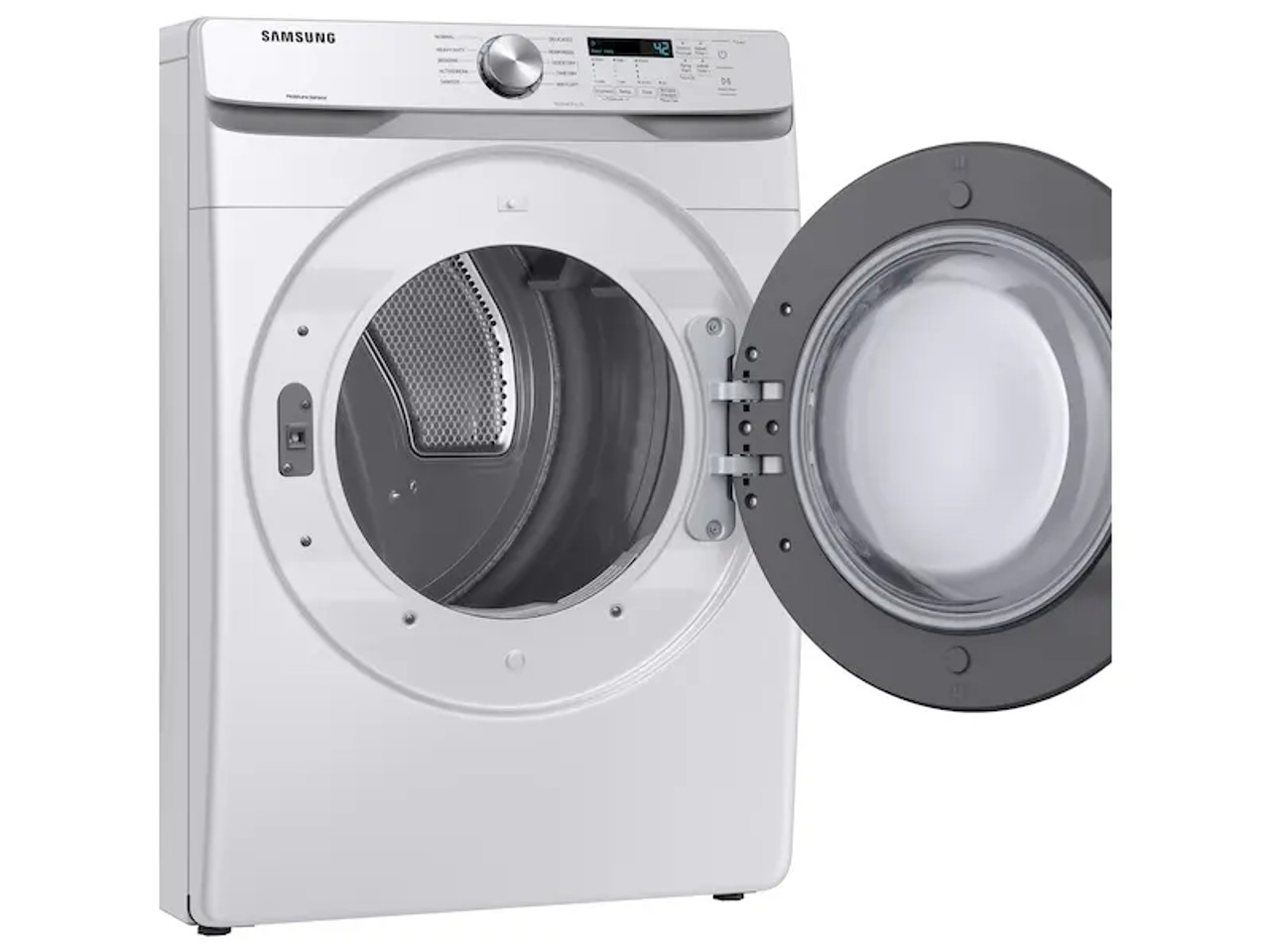 Samsung DVE45T6020W 7.5 cu. ft. Stackable Long Vented Electric Dryer