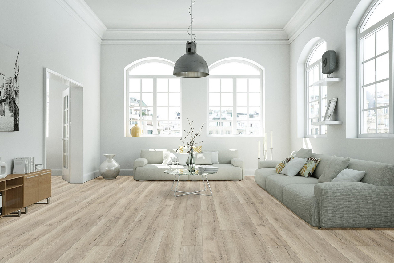 Happy Feet Platinum Oak | 20 mil 6.2 mm| Click Lock Vinyl