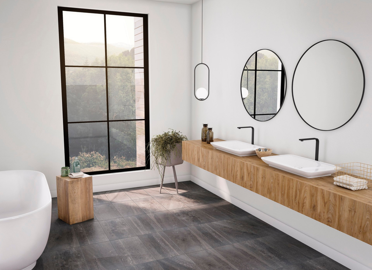 Adrock Shadow 12X24 Porcelain Tile - Stover's Liquidation