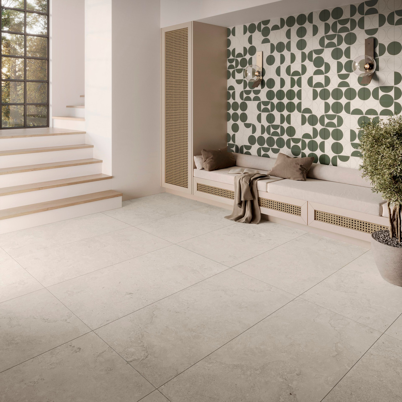 Norian Ivory 12X24 Porcelain Tile - Stover's Liquidation