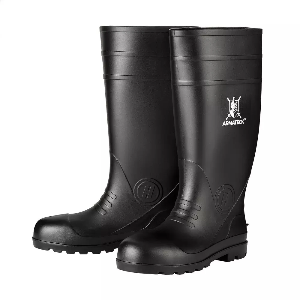 ARM9200BL12 Armateck Black Steel Toe Rain/ Mud Boots |Size 12|