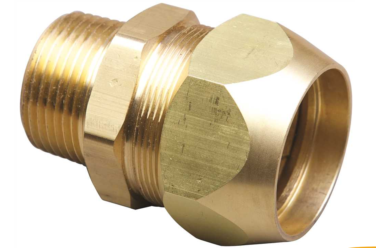 Tracpipe 1 In. Auto Snap Straight Fitting