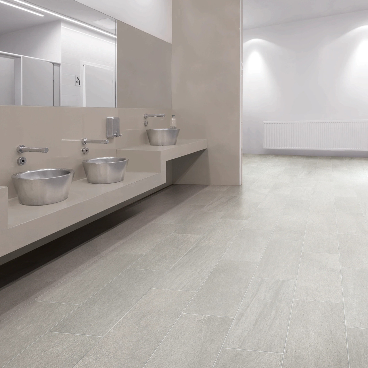 Basaltine Light Grey 12x24 Porcelain Tile