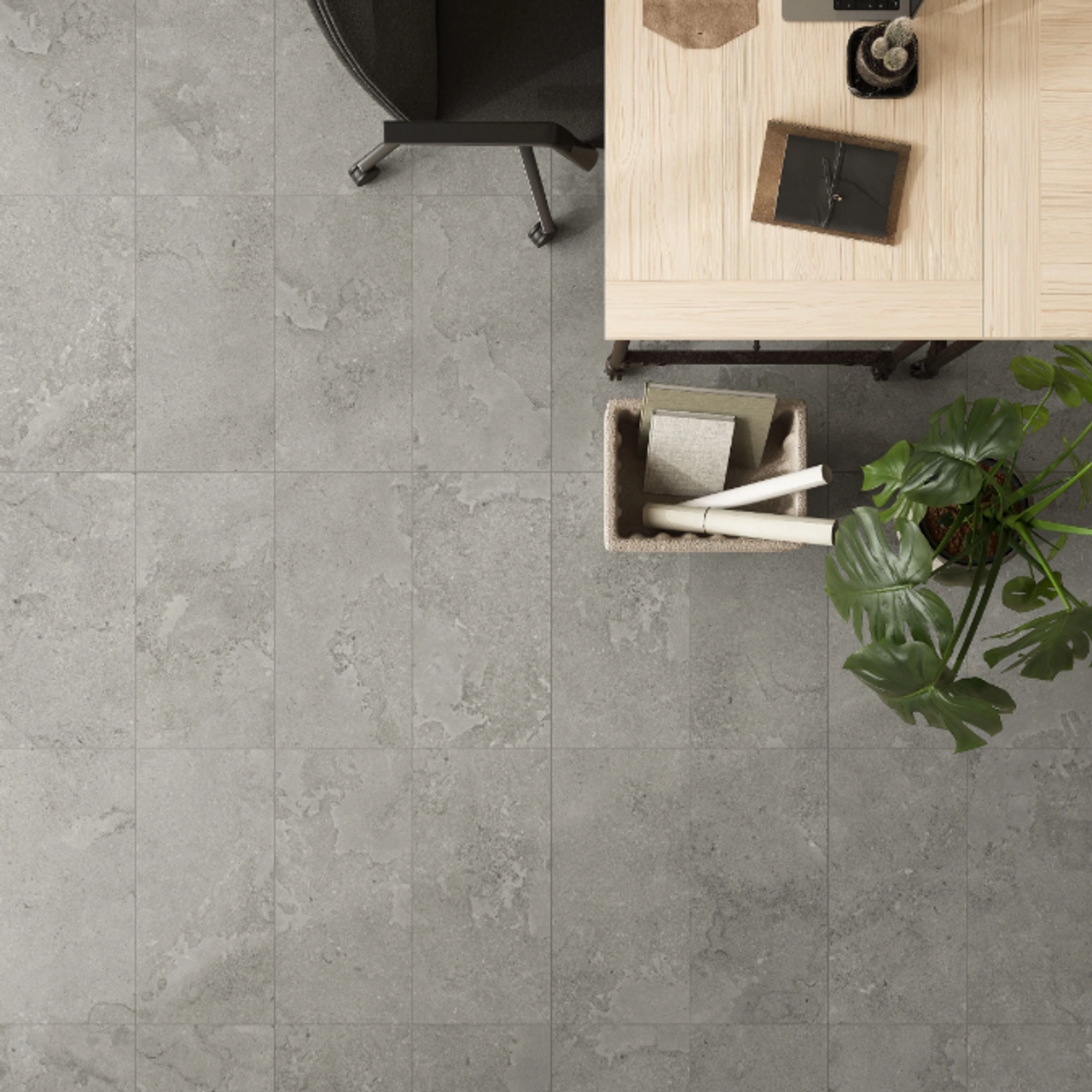 EcoStone Fossil Cross Cut 12x24 Porcelain Tile