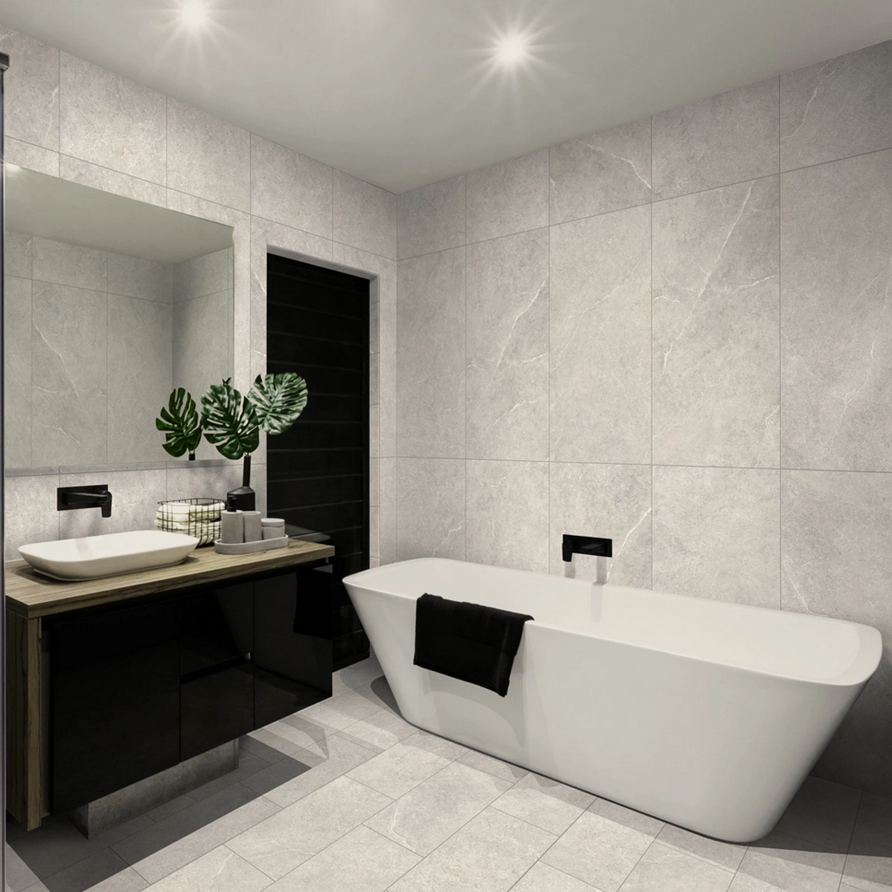 Futura Silver 24x48 Porcelain Tile
