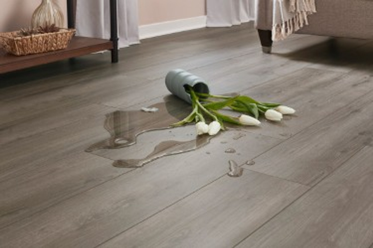 Bodman Oak Gray 12mm 8x50 Laminate Flooring | 15.95 Sq Ft | 