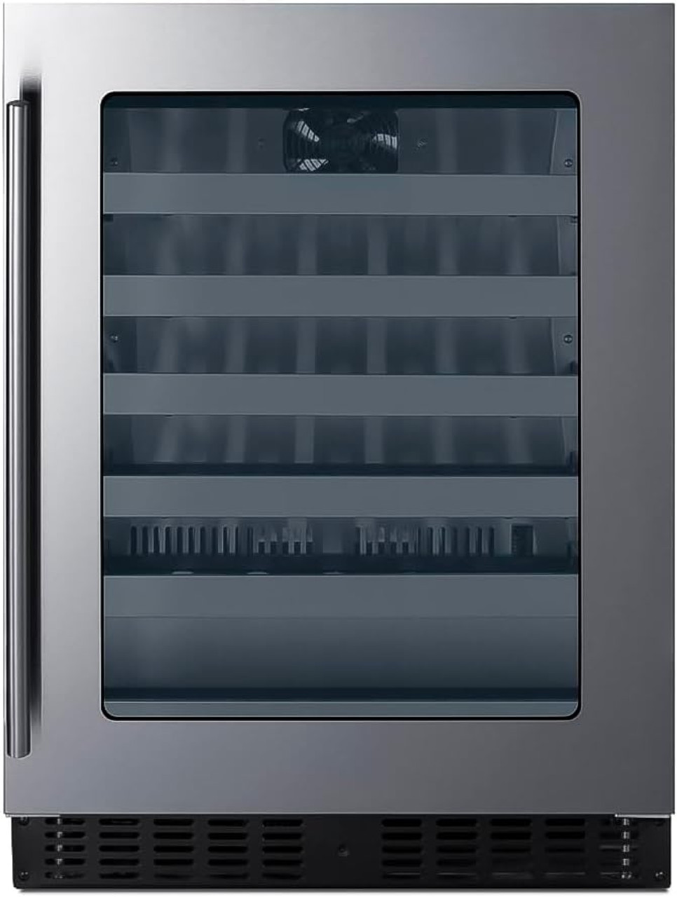 Summit ASDW2412 24 Inches Wide Built-In Wine Cellar - Black Stainless 