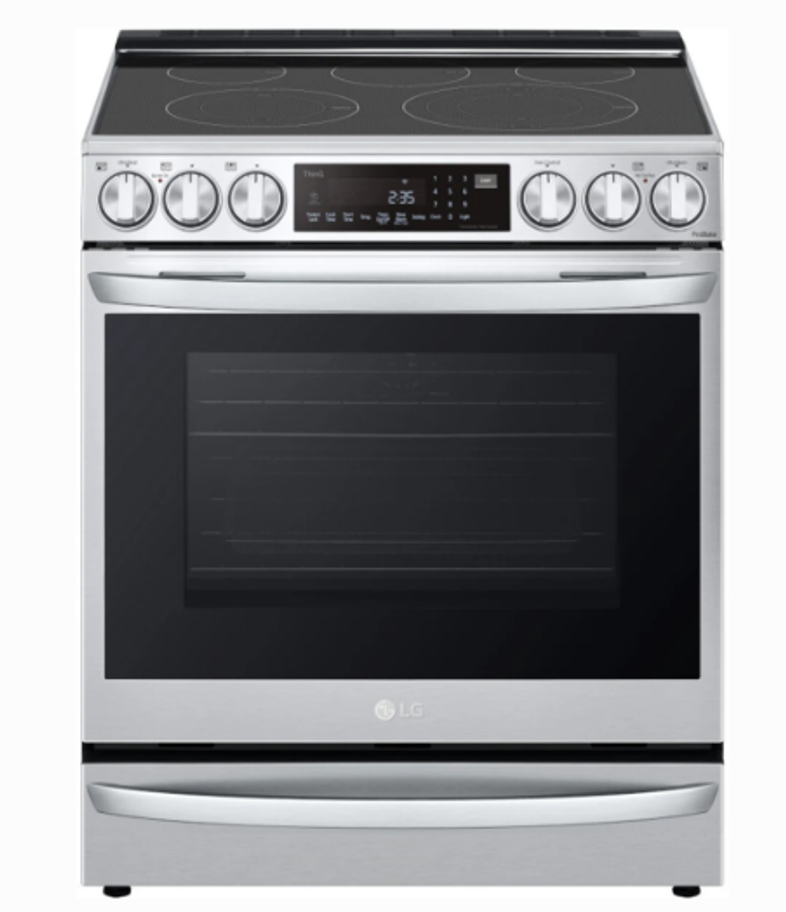 LG LSEL6337F 30 Inch Smart InstaView™ Electric Slide-In Range