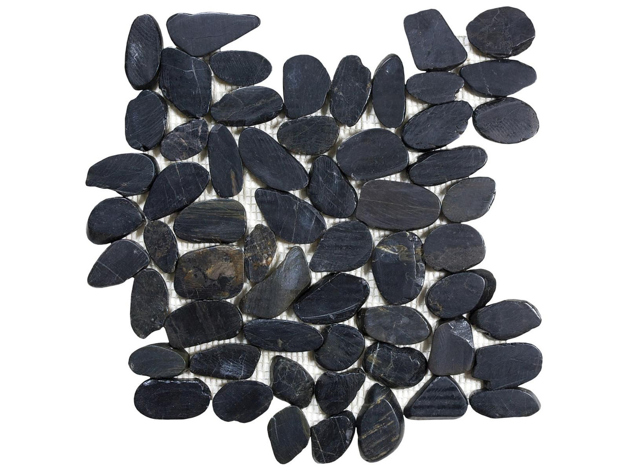 Zen Tahitian Black Sand Flat Pebble