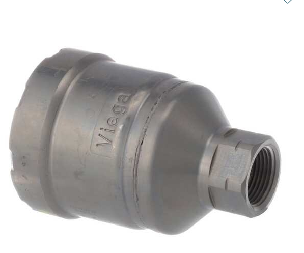 Viega AdapterViega 25631 Adapter 2" x 3/4" Carbon Steel 200 PSI Press-Fit FNPT