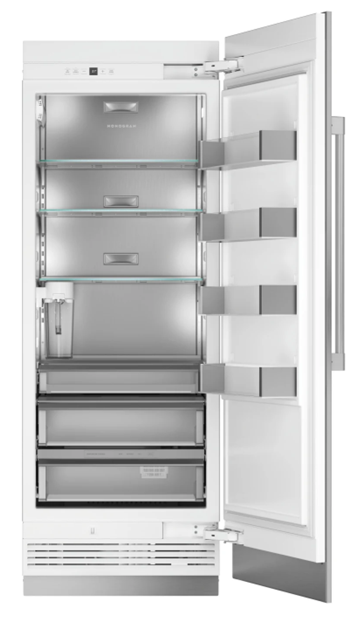 Monogram 30 Inch Wide 17.3 Cu. Ft. Integrated Column Refrigerator Panel Ready |Scratch & Dent| 