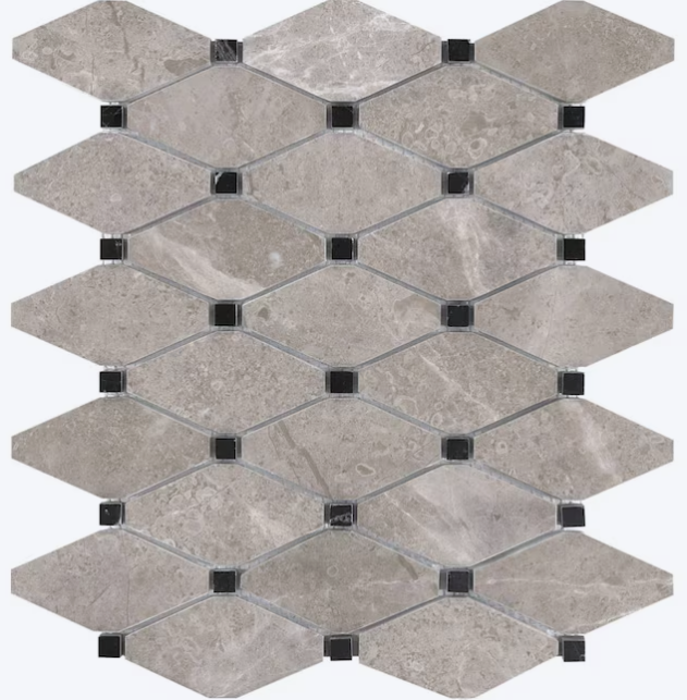 Ritz Grey Honed Natural Stone Marble Diamond