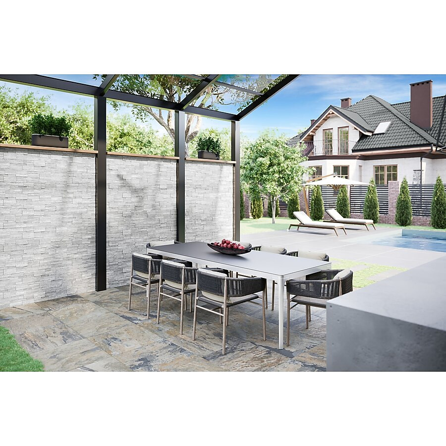 Northern Trail Ledger Stone 6 x 18 Marble Split Face Panel