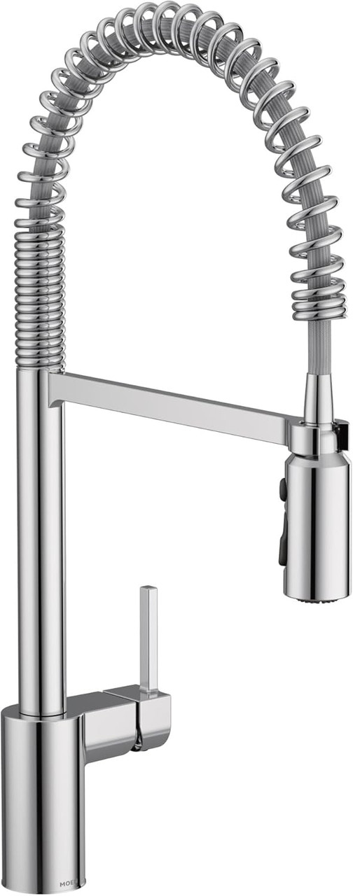 Moen 5923 Align Single Handle Spring Pull Down Sprayer Kitchen Faucet