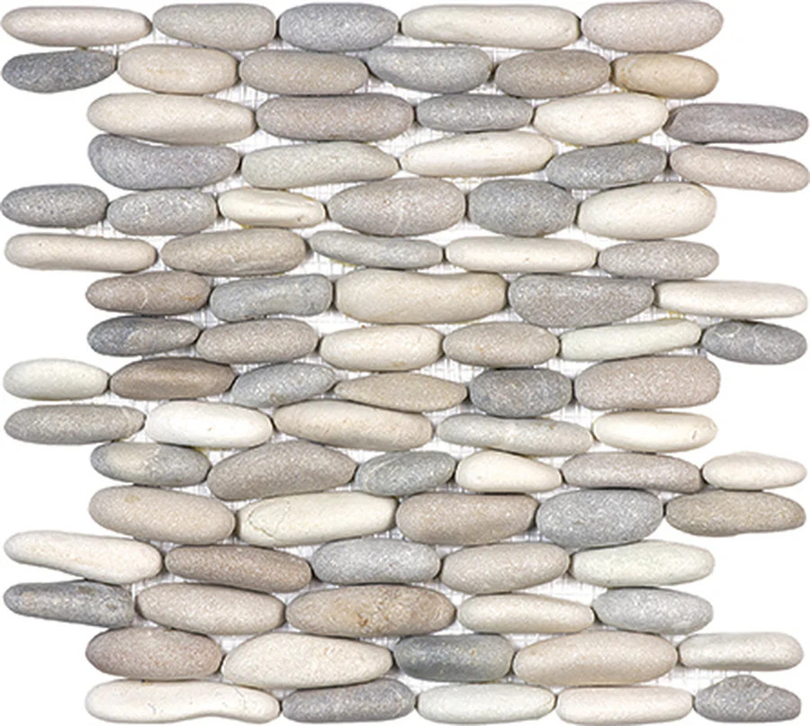  ZEN HARMONY WARM BLEND STACKED PEBBLE MATTE MOSAIC