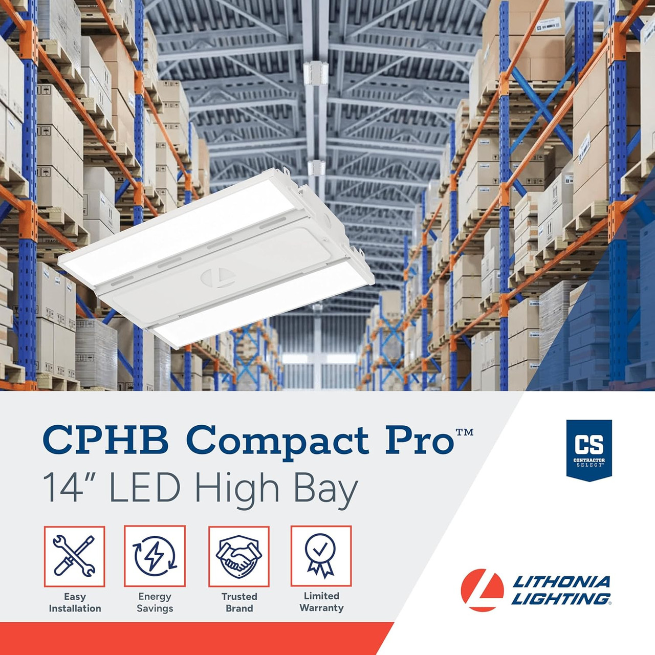 Lithonia Lighting 15000 Lumen 4000-K Cool White LED High Bay Light