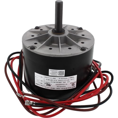 York S1-02436271000 Condenser Motor, 3/4 HP, 115V, 4-Speed