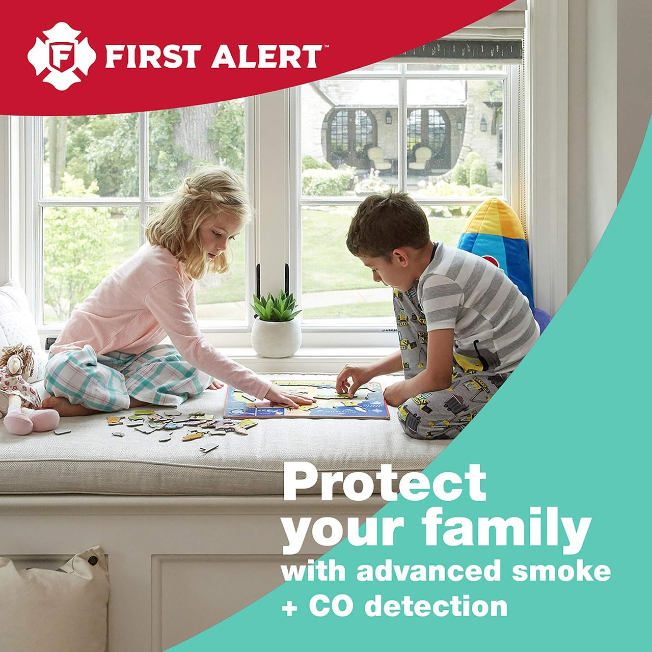 BRK SC9120B6CP Hardwired Smoke and Carbon Monoxide Alarm, 6-Pack Contractor Pack