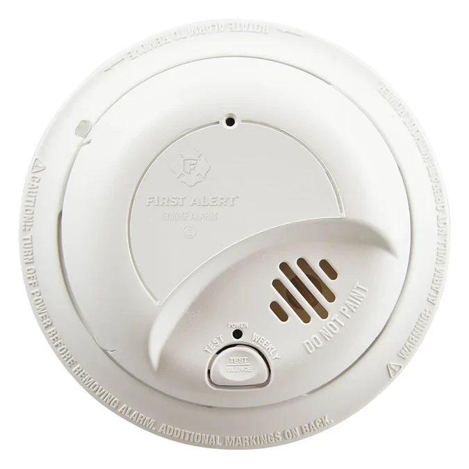 BRK First Alert 9120B Hardwired Ionization Smoke Alarm with Battery Backup | 12-Pack Case |