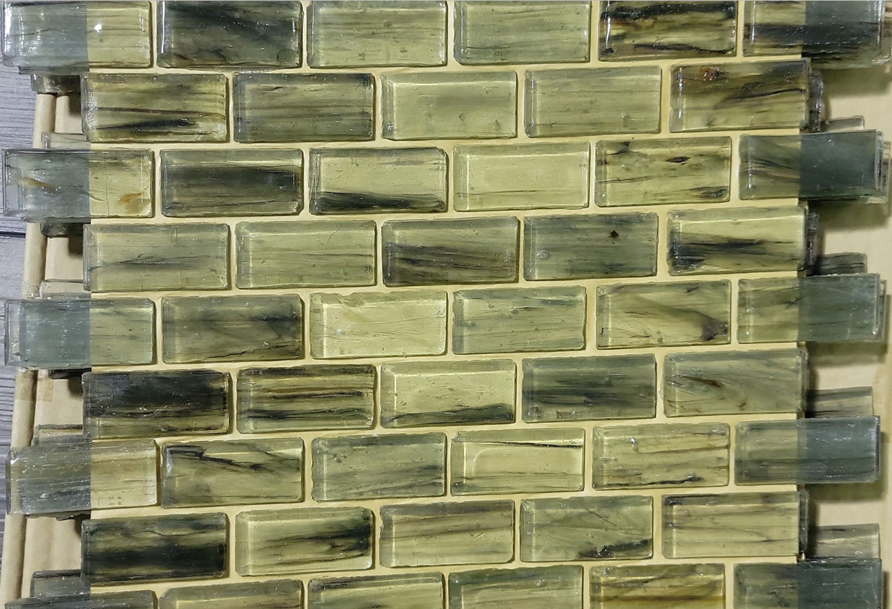 Lunada Bay Mosaic Hida Natural 1 x 2