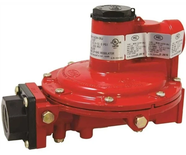 MEC Excela-Flo MEGR-1622H-DGJ First Stage LP Gas Regulator, 3/4 in. FNPT x 3/4 in. FNPT