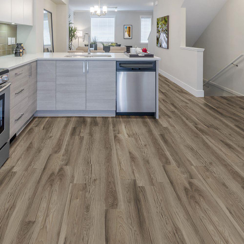 Allure  Weathered  Stock Chestnut  | 3.8mm  Grip Strip Vinyl Flooring | [24 SF / Box]