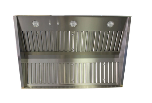 Finish: Stainless Steel Bottom Right View Alternate View Alternate View Trade-Wind 400 - 1200 CFM 36 Inch Wide Outdoor Approved Insert Range Hood