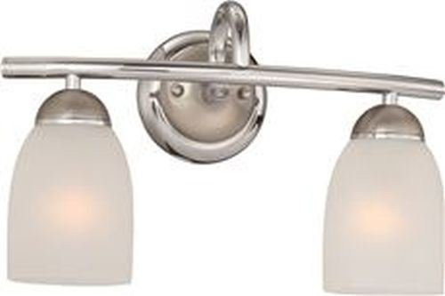 Monument 2493774 Vanity Fixture, Polished Chrome, 17" x 7" x 11", Uses (2) 100W Incandescent Medium Base Lamp, Plastic, 11.877" x 11.877" x 11.877" Monument 2493774 Vanity Fixture, Polished Chrome, 17" x 7" x 11", Uses (2) 100W Incandescent Medium Base Lamp, Plastic, 11.877" x 11.877" x 11.877"
