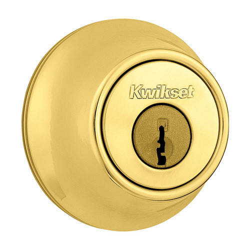 Kwikset 96650-508 Polished Brass Metal Double Cylinder Deadbolt (12-Pack) Kwikset 96650-508 Polished Brass Metal Double Cylinder Deadbolt (12-Pack)