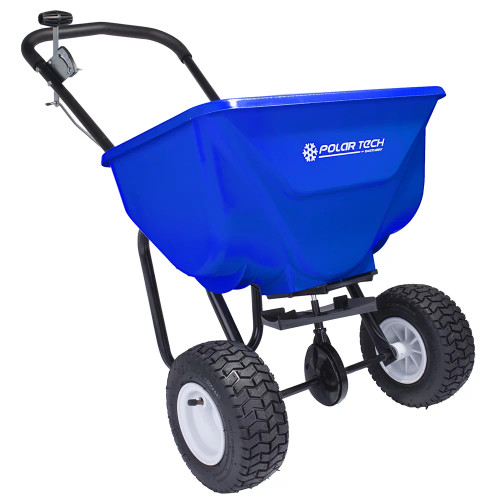 EarthWay Blue Polar Tech 90950 50lb Ice Melt Broadcast Spreader