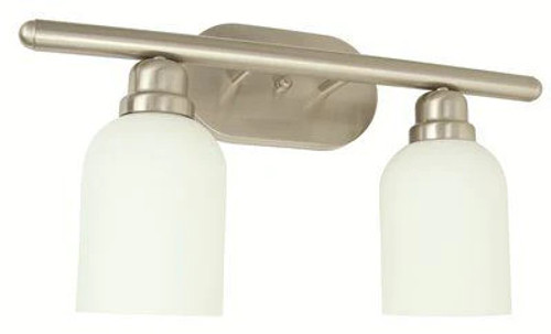 Monument 2479606 2-Head Vanity Lighting with Frosted Opal Glass(By the Pallet| 56 Pieces) Monument 2479606 2-Head Vanity Lighting with Frosted Opal Glass(By the Pallet| 56 Pieces)