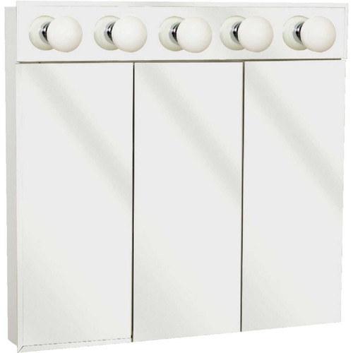 278599 Zenith Frameless Beveled Tri-View Surface Mount Lighted Medicine Cabinet 278599 Zenith Frameless Beveled Tri-View Surface Mount Lighted Medicine Cabinet