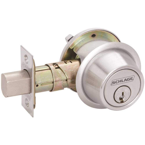Schlage Commercial B560P626 Grade 2 Single Cylinder Deadbolt with C Keyway Schlage Commercial B560P626 Grade 2 Single Cylinder Deadbolt with C Keyway