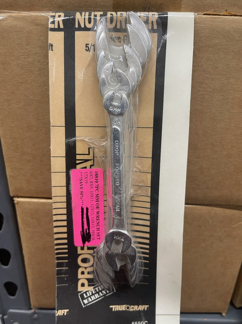 8810 7pc  True Craft MM OE Wrench Set  |By the Case- 100 packs per Case | 8810 7pc  True Craft MM OE Wrench Set  |By the Case- 100 packs per Case |
