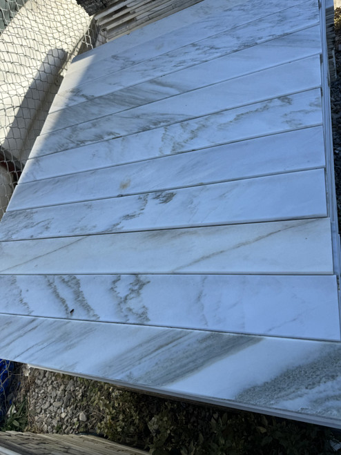 Venato Marble Threshold - Off Shade 4'x36"  |By the Pallet-600 pcs per Pallet |