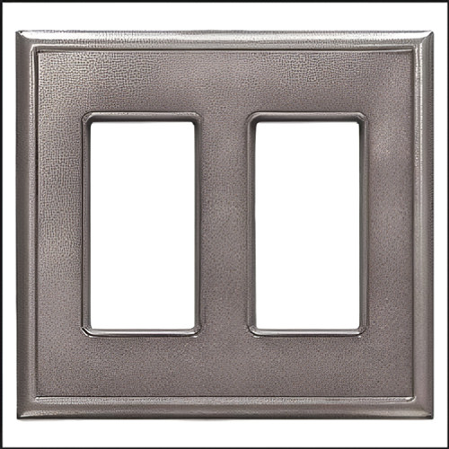 SWP405-24M Questech Double Decorator Cast Metal Bright Nickel |12 Pack| SWP405-24M Questech Double Decorator Cast Metal Bright Nickel |12 Pack|