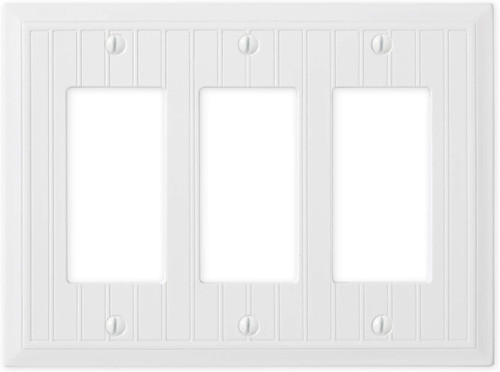 CWP1407-13M Questech Décor Triple Rocker Light Switch Cover |12 Pack| CWP1407-13M Questech Décor Triple Rocker Light Switch Cover |12 Pack|