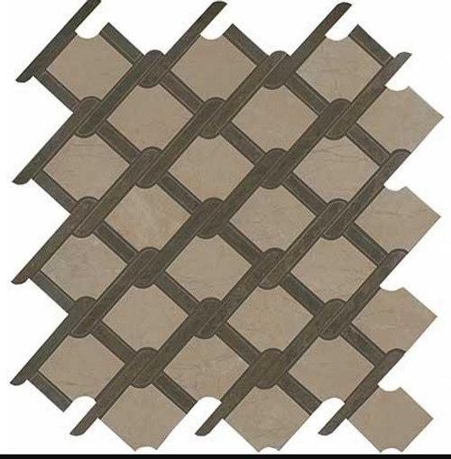 Classentino Marble Corinth Beige & Imperial Brown Porcelain Mosaic