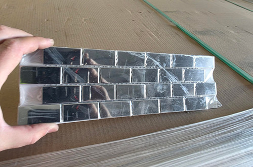 Inox Shine Rectangular 4x12 Listel