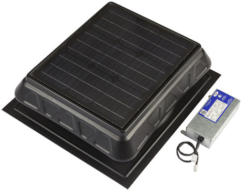 GREEN MACHINE HIGH-POWER SOLAR ROOF VENT - DUAL-POWERED MODEL | 750 & 900 CFM | PRHYBRID2 GREEN MACHINE HIGH-POWER SOLAR ROOF VENT - DUAL-POWERED MODEL | 750 & 900 CFM | PRHYBRID2