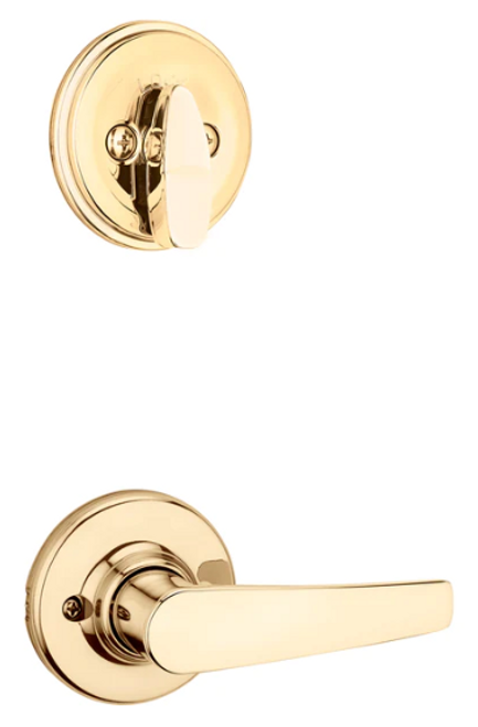 Kwikset 94880-544 Delta Half-Dummy Lever In Polished Brass |2 Pack| Kwikset 94880-544 Delta Half-Dummy Lever In Polished Brass |2 Pack|